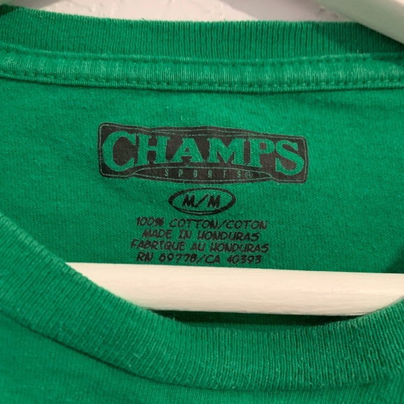 Champs Men’s Green T Shirt - Picture 3 of 3